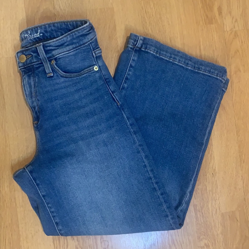 Target Universal Thread Highest Rise Wide Leg Crop Jean